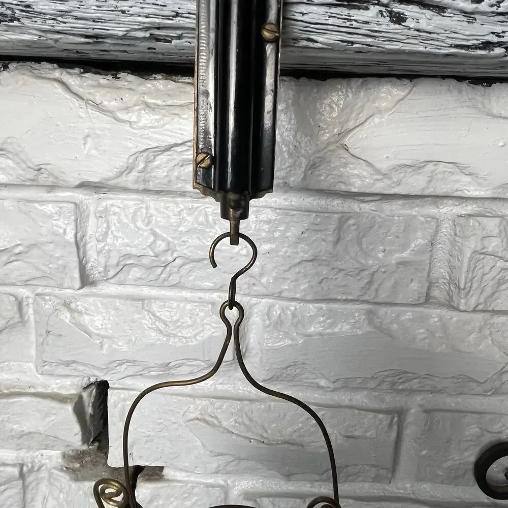 Antique Salters Brass Letter Balance Scale British Made Hanging Postal Weight